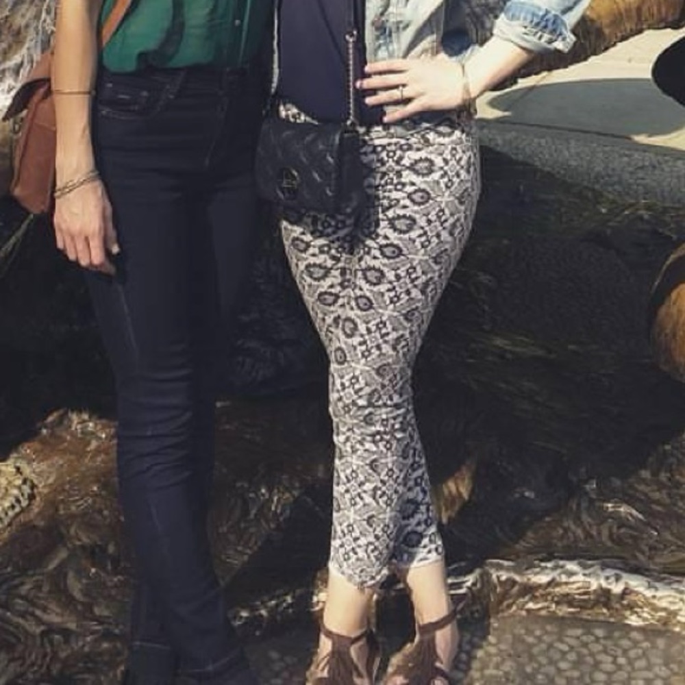 ZARA Pattern Skinny Jeans